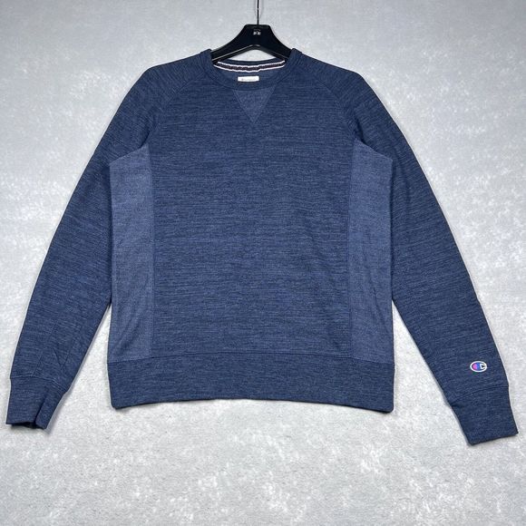 Champion Crew Neck Women’s Size S Blue Pullover Long Sleeve Sweatshirt Jacket - Picture 1 of 11